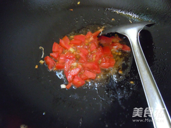 Tomato Sauce and Yam Strips recipe