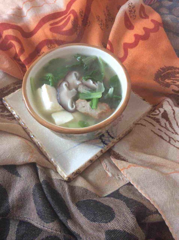 Cabbage Tofu Soup recipe