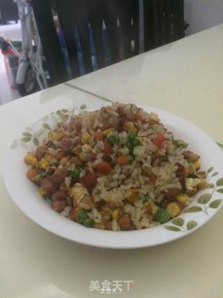 Rainbow Fried Rice recipe