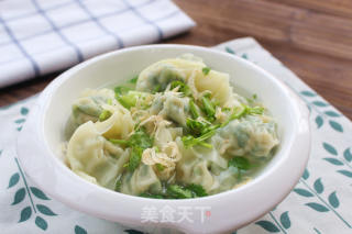 Fresh Shrimp and Shepherd's Purse Wonton recipe