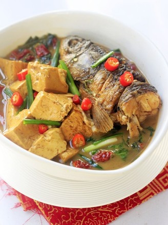 Tofu Stewed Fish Head