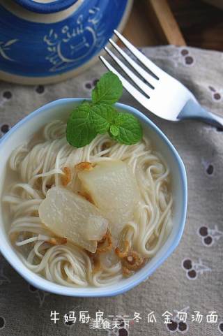 Winter Melon Jin Gou Noodle Soup recipe