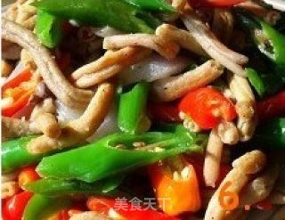 Private Spicy Fried Duck Intestines recipe