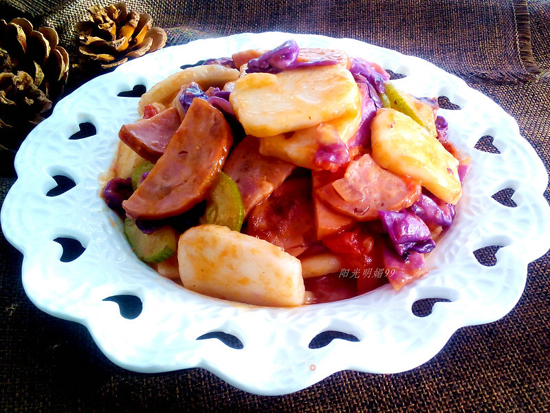 Fried Rice Cake recipe