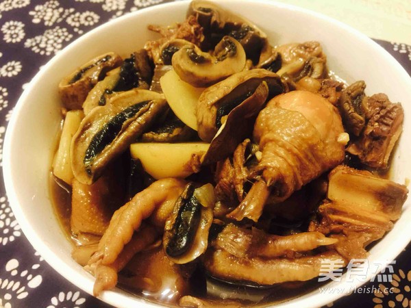 Chicken Stewed with Mushrooms recipe