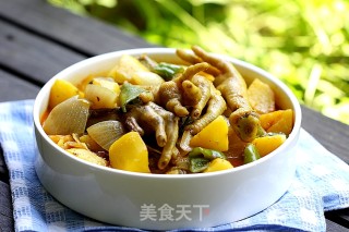 Curry Chicken Feet recipe