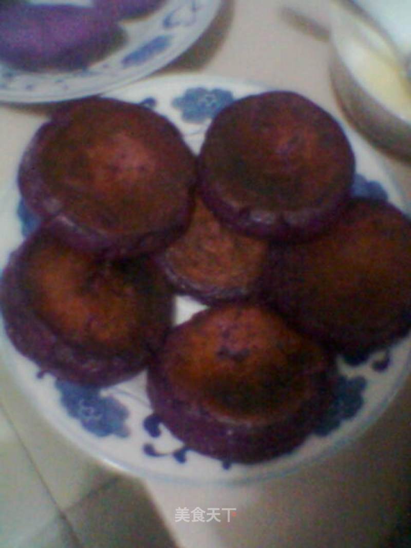 Purple Potato Taro Cake recipe