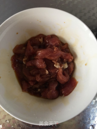 Stir-fried Shredded Pork with Bamboo Shoots recipe