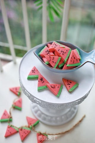 Watermelon Cookies recipe