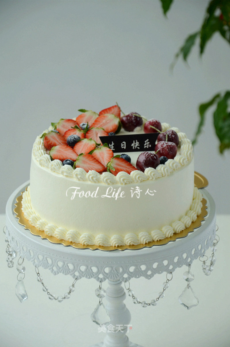 【fruit Cream Cake】--the Most Basic and Delicious Cake recipe