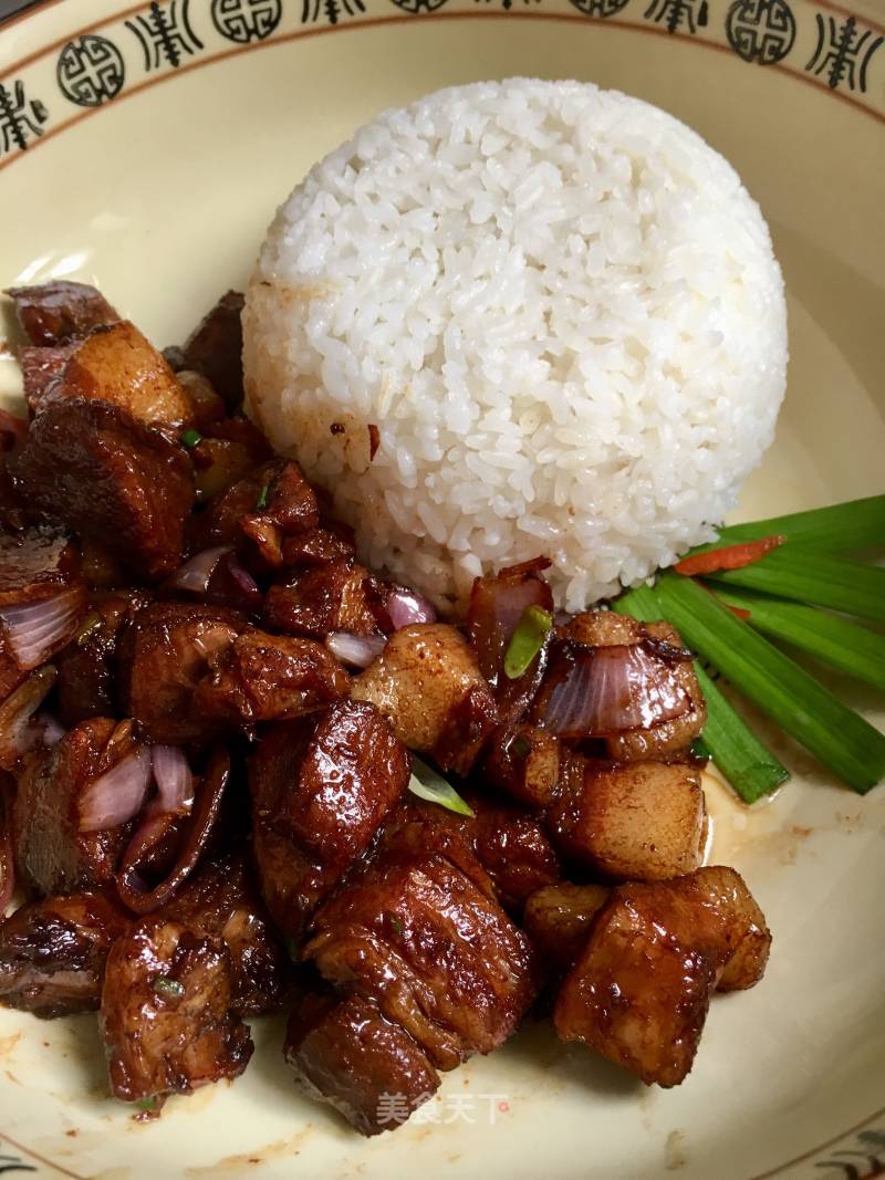 Homemade Braised Pork Rice recipe