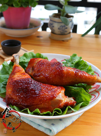 Roasted Chicken Drumsticks with Honey Sauce recipe