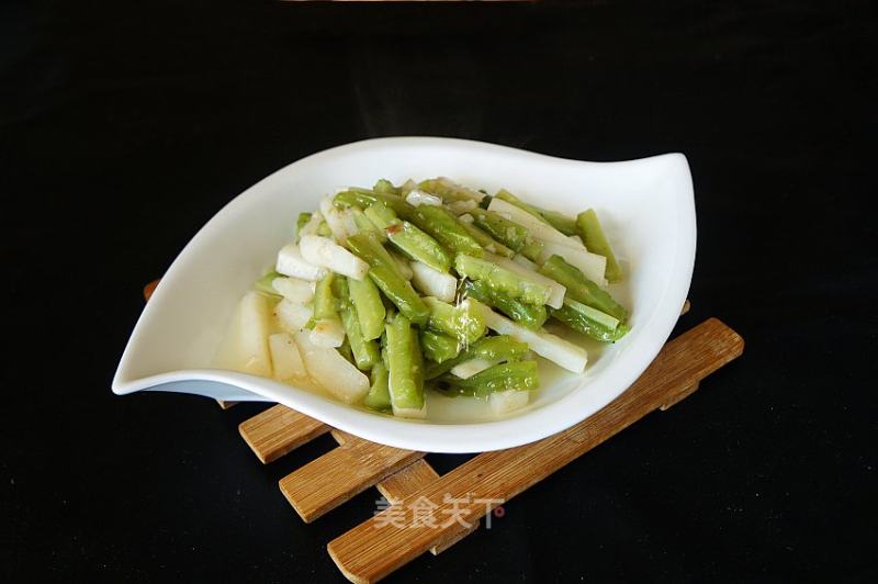 Yam Bitter Gourd Strips recipe
