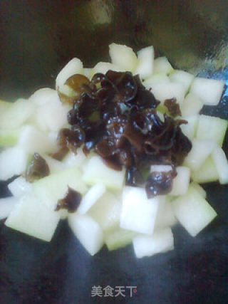 Winter Melon Black Fungus recipe