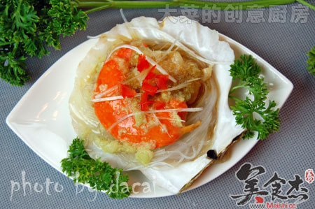 Steamed Scallops with Garlic Vermicelli recipe