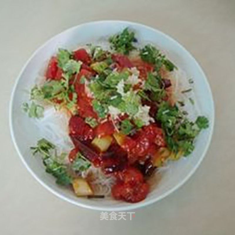 Tomato Warm Vermicelli recipe