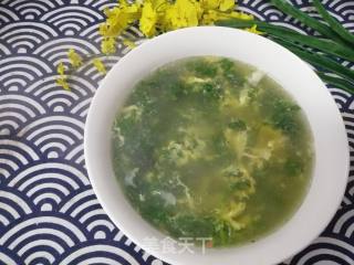 Chrysanthemum Brain Egg Soup recipe