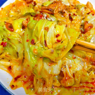 Spicy Shredded Cabbage recipe