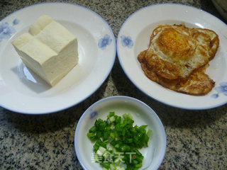 Fried Tofu and Roasted Lotus Leaf Egg recipe