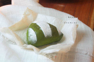 [matcha Mochi Triangle Bun]: Bread that Belongs to Spring recipe