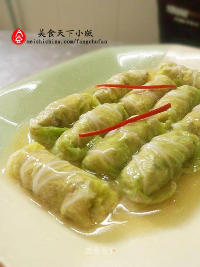 Jade Roll with Chicken Sauce recipe