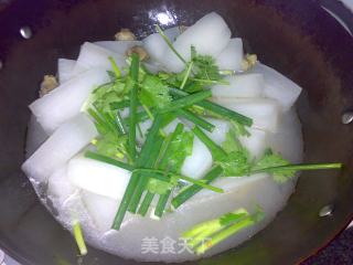 Braised Radish with Whole Shells recipe