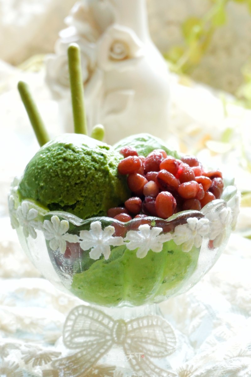 #四session Baking Contest and is Love to Eat Festival#bread Machine Version of Matcha Ice Cream recipe
