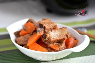 Braised Pork Ribs with Carrots recipe