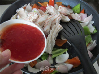 Squid with Sweet Chili Sauce recipe