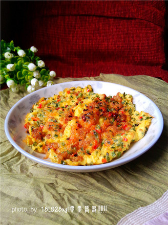 Chive Minced Meat Omelet recipe