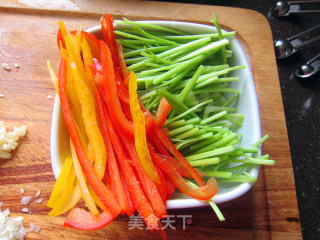 Stir-fried Shredded Beef with Coriander recipe