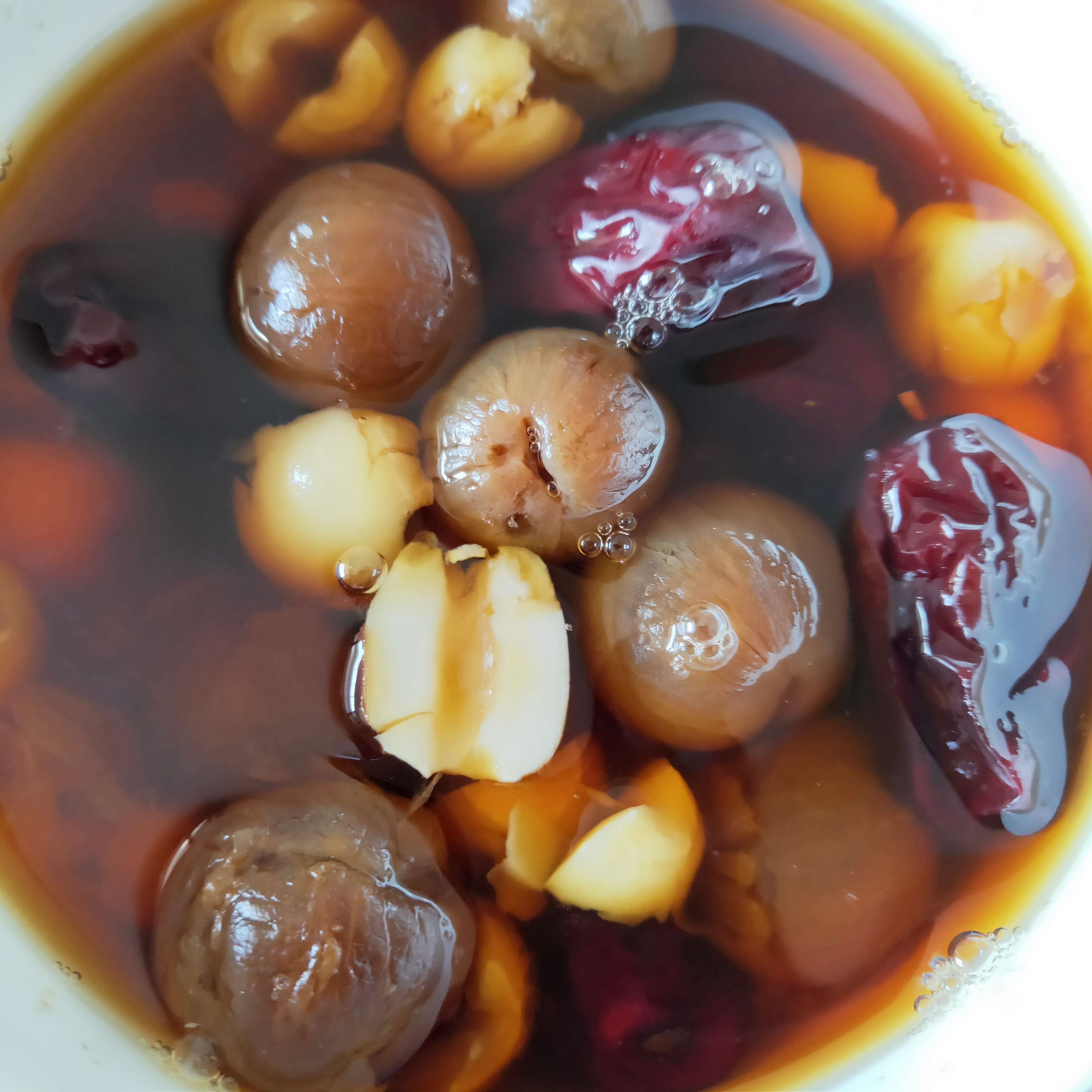 Dumplings, Red Dates and Longan Soup recipe