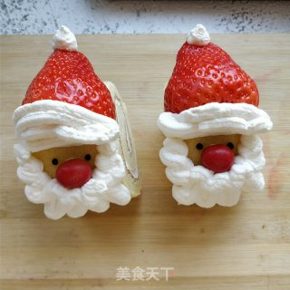 Santa Strawberry Cake Roll recipe