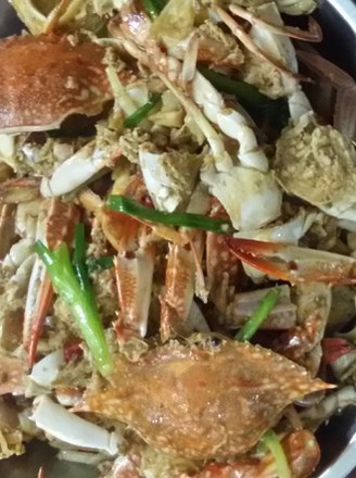Fried Crab with Chives recipe