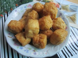 Home Cooking-stuffed Pork with Tofu in Oil recipe