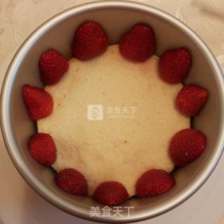 Strawberry Custard Mousse Cake recipe