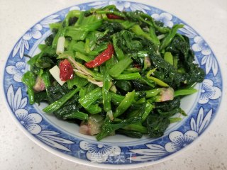 Stir-fried Spinach recipe