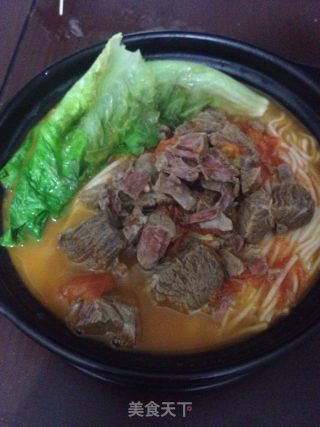 Tomato Beef Noodle recipe