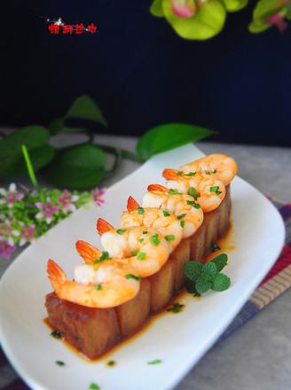 Roasted Winter Melon with Prawns for Nutrition and Weight Loss recipe