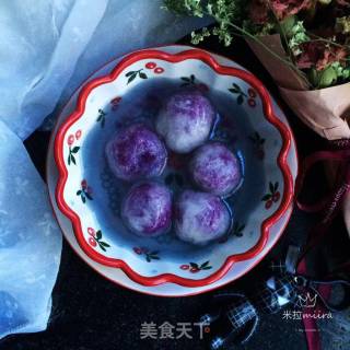 Purple Sweet Potato Crystal Dumplings recipe