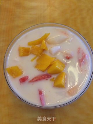 Coconut Milk Sago Fruit Fish recipe