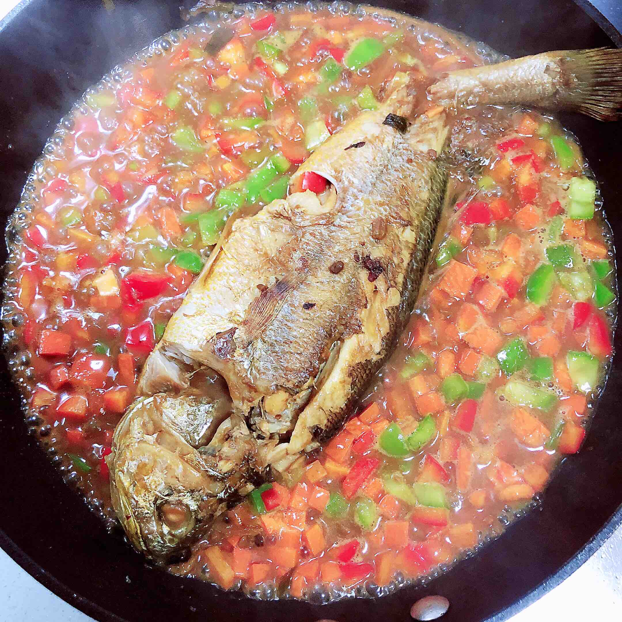 Braised Yellow Croaker in Sauce recipe