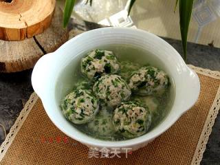 Spinach Balls in Clear Soup recipe