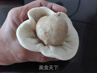 Custard Bean Paste Double Stuffing Bun recipe