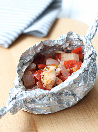 Grilled Salmon in Tin Foil recipe