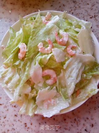 Lettuce and Shrimp Salad recipe