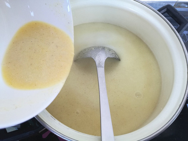 Corn Egg Porridge recipe