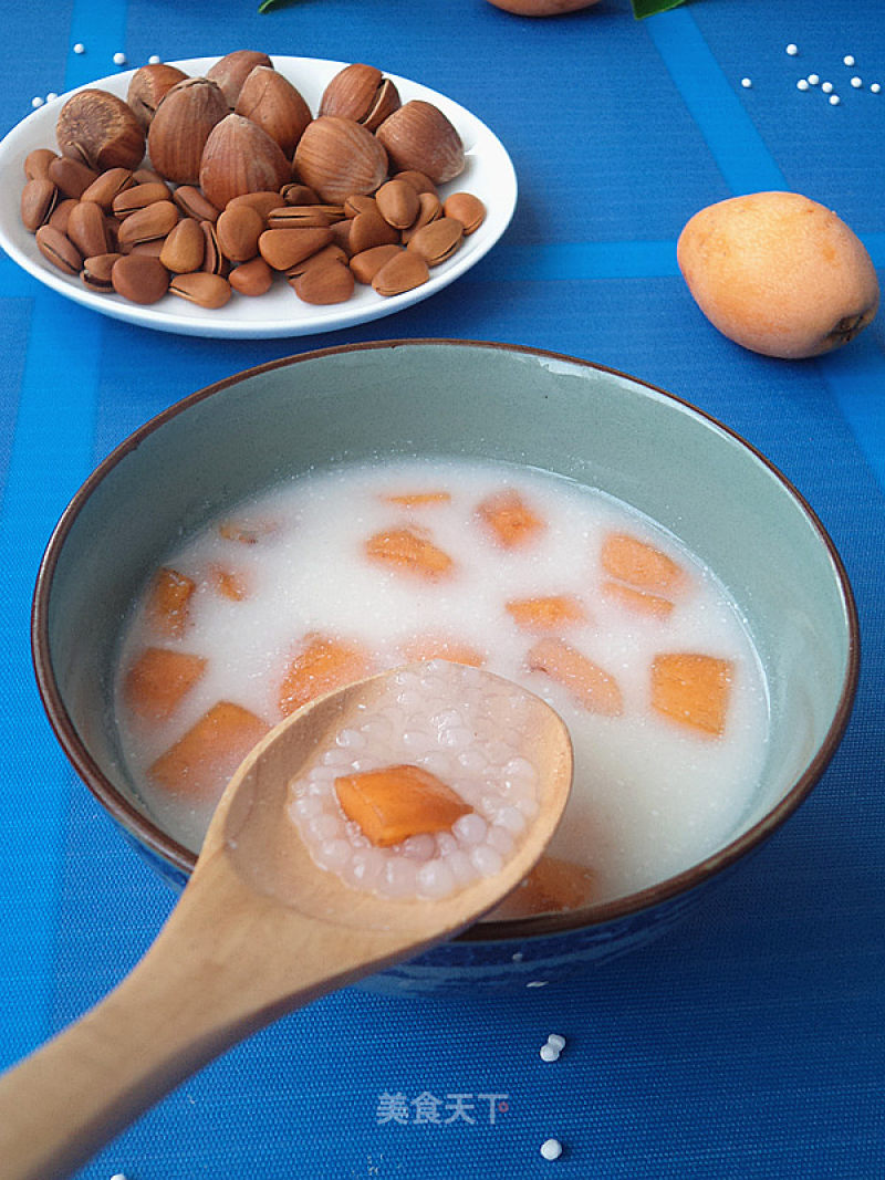 Loquat Coconut Milk Sago recipe