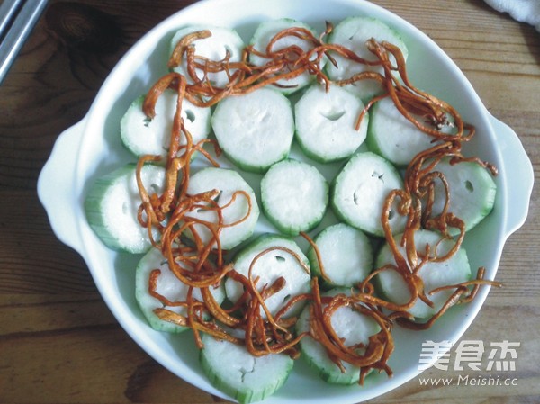 Steamed Shiitake Mushroom Lion's Head with Cordyceps Flower recipe