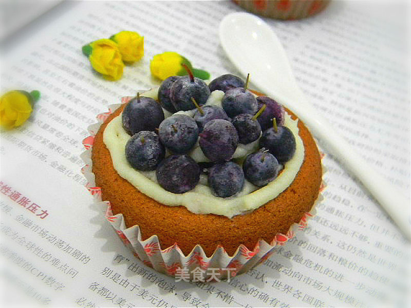 Little Chiffon Blueberry Cake recipe